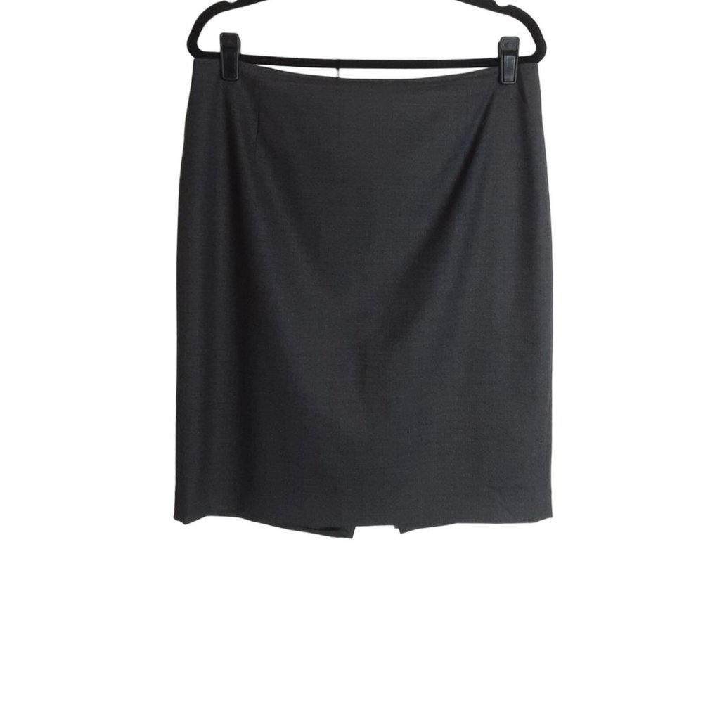 Elie Tahari Virgin Wool Blend Skirt Women Size 12 Career Wear Professional